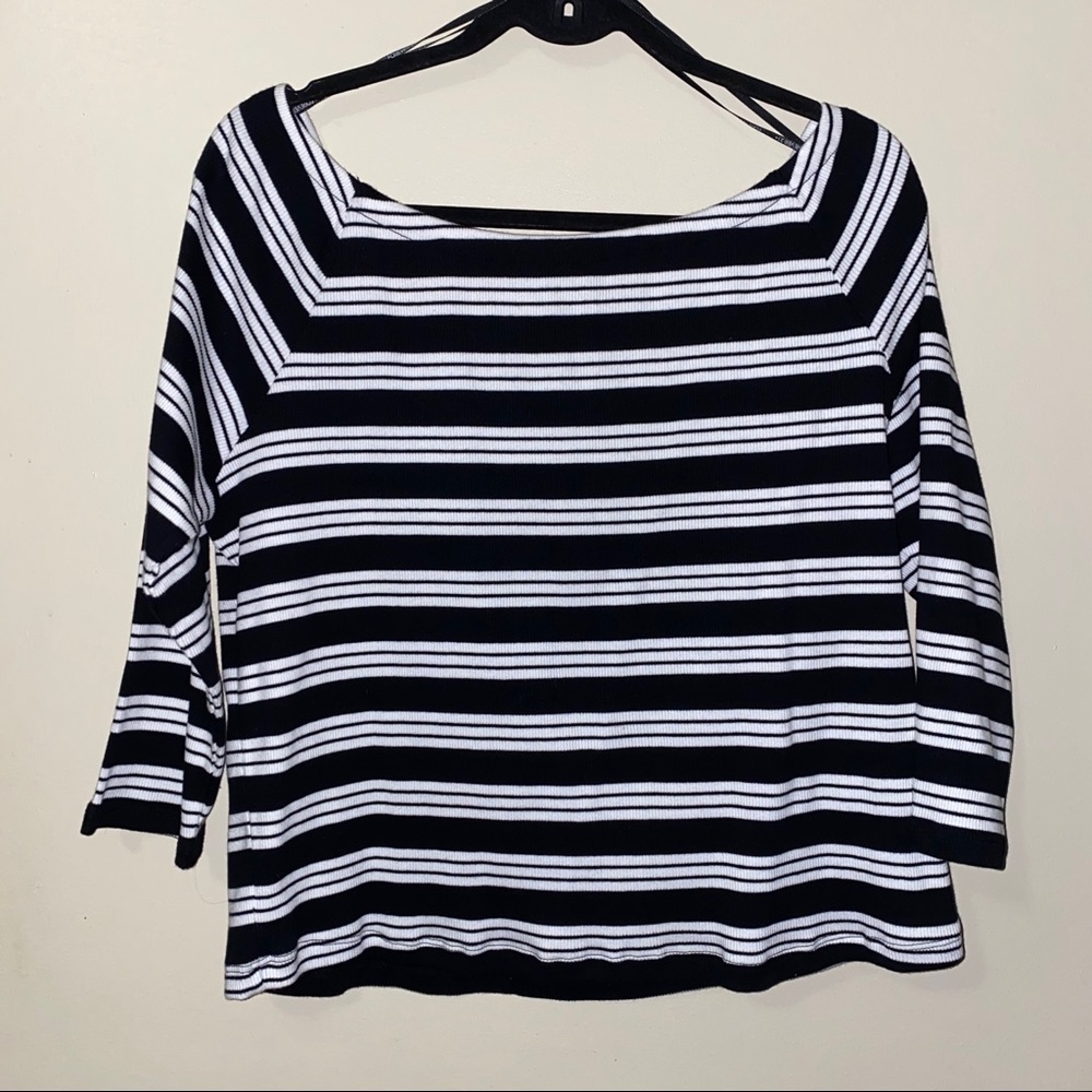 🌿 2 for $15: Forever 21 Plus 3/4 Sleeve Crop Top